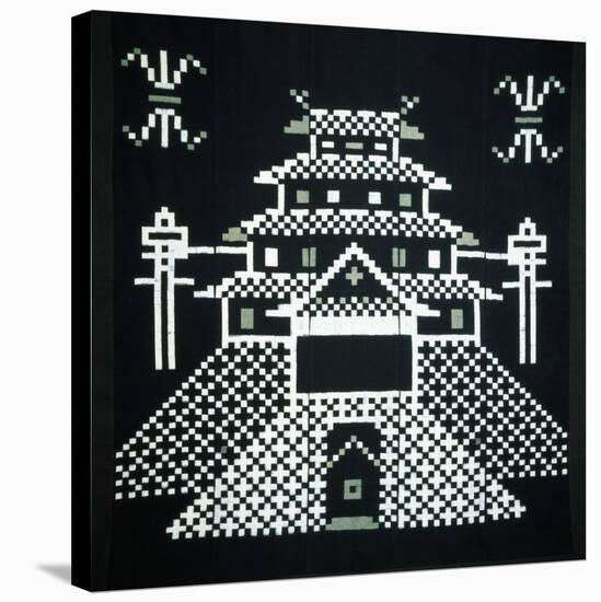 Four-Story Castle-null-Stretched Canvas