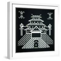 Four-Story Castle-null-Framed Giclee Print