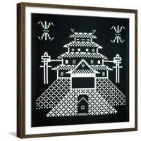 Four-Story Castle-null-Framed Giclee Print