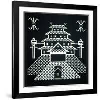 Four-Story Castle-null-Framed Giclee Print