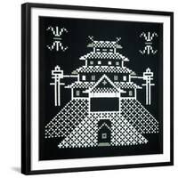 Four-Story Castle-null-Framed Giclee Print