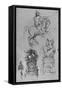 'Four Studies for an Equestrian Monument', c1480 (1945)-Leonardo Da Vinci-Framed Stretched Canvas