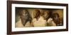 Four Studies of a Male Head-Peter Paul Rubens-Framed Art Print