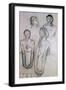 Four Studies of Dancers-Edgar Degas-Framed Giclee Print