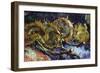 Four Sunflowers Gone To Seed-Vincent van Gogh-Framed Premium Giclee Print
