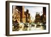 Four Taxis II - In the Style of Oil Painting-Philippe Hugonnard-Framed Giclee Print