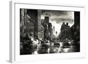 Four Taxis-Philippe Hugonnard-Framed Giclee Print