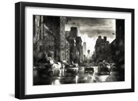 Four Taxis-Philippe Hugonnard-Framed Giclee Print