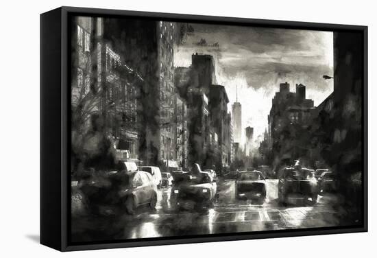Four Taxis-Philippe Hugonnard-Framed Stretched Canvas