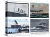 Four Titanic Postcards-null-Stretched Canvas