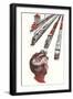 Four Trains at the Station-null-Framed Art Print