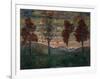 Four Trees, 1917-Egon Schiele-Framed Photographic Print