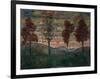 Four Trees, 1917-Egon Schiele-Framed Photographic Print