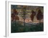 Four Trees, 1917-Egon Schiele-Framed Photographic Print