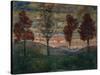 Four Trees, 1917-Egon Schiele-Stretched Canvas