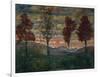 Four Trees, 1917-Egon Schiele-Framed Photographic Print