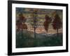 Four Trees, 1917-Egon Schiele-Framed Photographic Print