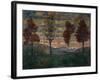 Four Trees, 1917-Egon Schiele-Framed Giclee Print