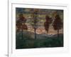 Four Trees, 1917-Egon Schiele-Framed Giclee Print