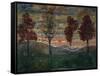 Four Trees, 1917-Egon Schiele-Framed Stretched Canvas