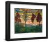 Four Trees, 1918-Egon Schiele-Framed Art Print