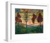 Four Trees, 1918-Egon Schiele-Framed Art Print