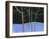 Four Trees and the Moon II-Paul Bailey-Framed Art Print