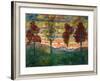 Four Trees, c.1917-Egon Schiele-Framed Art Print