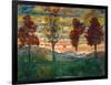 Four Trees, c.1917-Egon Schiele-Framed Art Print