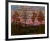 Four Trees-Egon Schiele-Framed Art Print