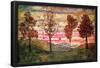 Four Trees-Egon Schiele-Framed Poster