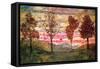 Four Trees-Egon Schiele-Framed Stretched Canvas