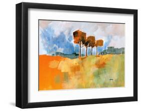 Four Trees-Paul Bailey-Framed Art Print