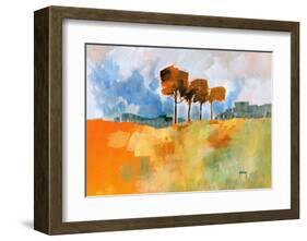 Four Trees-Paul Bailey-Framed Art Print