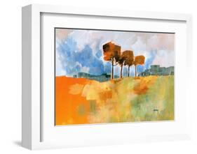 Four Trees-Paul Bailey-Framed Art Print