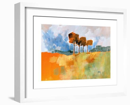 Four Trees-Paul Bailey-Framed Art Print