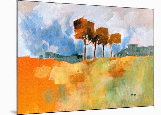 Four Trees-Paul Bailey-Mounted Art Print