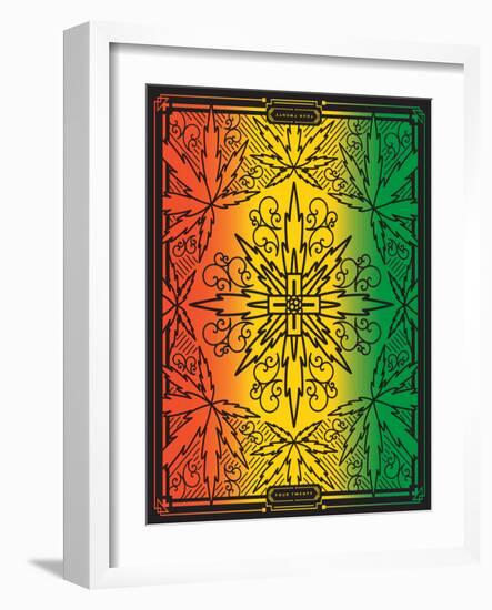 Four Twenty Rainbow Design-JJ Brando-Framed Art Print