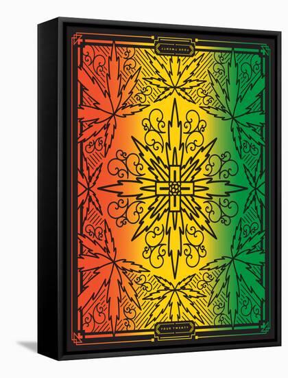 Four Twenty Rainbow Design-JJ Brando-Framed Stretched Canvas