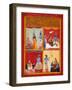 Four Types of Lovers, 1630-1640-Shah ud Din-Framed Giclee Print