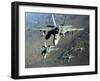 Four U.S. Navy F/A-18 Hornet Aircraft Fly Over Mountains in Afghanistan-Stocktrek Images-Framed Photographic Print