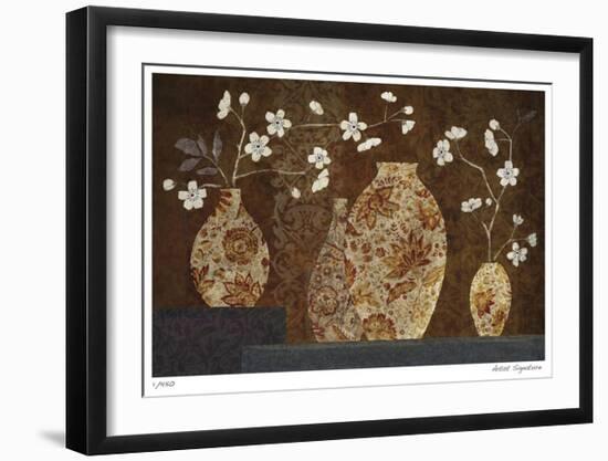 Four Vases II-Yuko Lau-Framed Giclee Print