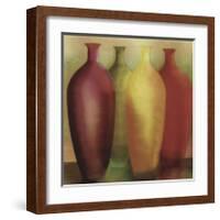 Four Vases-Debra Jones-Framed Giclee Print
