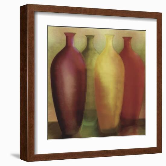 Four Vases-Debra Jones-Framed Giclee Print