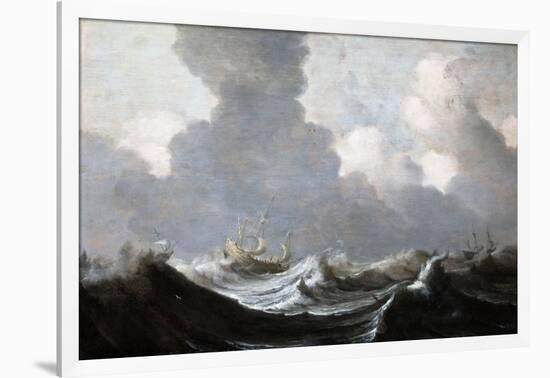 Four Vessels Running Before a Gale, 1630-Pieter the Elder Mulier-Framed Giclee Print