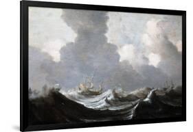 Four Vessels Running Before a Gale, 1630-Pieter the Elder Mulier-Framed Giclee Print