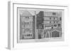 Four Views of Architectural Features on Buildings in Cloth Fair, Smithfield, City of London, 1800-Thomas Prattent-Framed Giclee Print