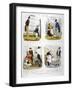 Four Views of London Characters, 1835-null-Framed Giclee Print