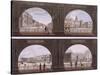 Four Views of London Sites Seen Through an Arch, C1820-null-Stretched Canvas