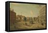 Four Views of London: the Privy Garden, Whitehall-Antonio Joli-Framed Stretched Canvas